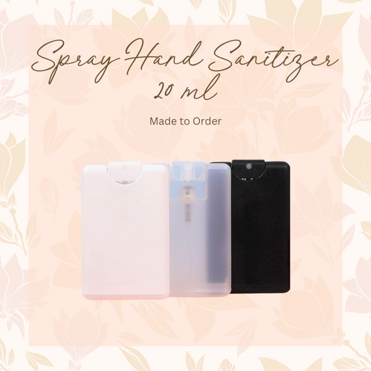 Spray Hand Sanitizer 20 ml - Made to Order